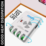 FEDUS 4 Channel SMPS for CCTV, Power Supply Adapter for up to 4 CCTV Security Cameras, CCTV Power Supply SMPS, Power Supply Adapter for Video Surveillance Camera System, CCTV, Dome, Bullet Cameras