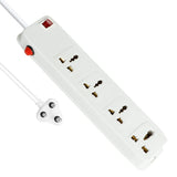FEDUS spike-buster, Surge Protectors Spike Buster Extension Boards with Switch and Long Wire for Computer (4M/13F)