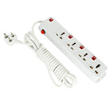 FEDUS Switch Board Extension, Extension Boards with Switch, Extension Cords, Extension Board with Long Wire, Extension Board for Computer, Surge Protectors Spike Buster, Switch Board Organizer 4M/13F