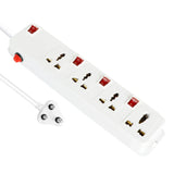 FEDUS Switch Board Extension, Extension Boards with Switch, Extension Cords, Extension Board with Long Wire, Extension Board for Computer, Surge Protectors Spike Buster, Switch Board Organizer 4M/13F