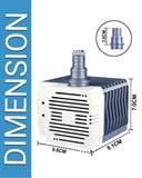 FEDUS 40 Watt Cooler Pump Water Pump, Submersible Pump For Aquarium, Fountain Pump, Cooler Water Pump, Cooler Water Pump, Fountain Motor Pump Small, aquarium water pump for Desert Air Cooler, Aquarium, Grey