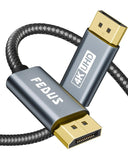 FEDUS 4K DisplayPort Cable, 9.8ft DP to DP Cable 3M[Certified 4K@60Hz, 2K@240Hz, 1080@240Hz] Display Port to Display Port Cable Compatible for Laptop, PC, Gaming Monitor, Graphics Card