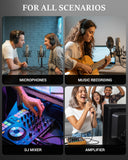 FEDUS 6.35mm (1/4 Inch) Mono Male to XLR Female Cable, Gold-Plated Heavy Duty Oxygen-Free Copper Shielded Audio Patch Cord for Microphones, Speakers, Guitars DJ Mixers Amplifiers Studio Recording 3M