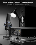 FEDUS 6.35mm (1/4 Inch) Mono Male to XLR Female Cable, Gold-Plated Heavy Duty Oxygen-Free Copper Shielded Audio Patch Cord for Microphones, Speakers, Guitars DJ Mixers Amplifiers Studio Recording 3M