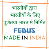 FEDUS 6.35mm Stereo Male to 3.5mm Female Stereo Jack Headphone Adapter Converter Pack of 1