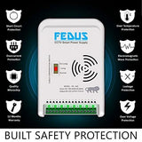 FEDUS 8 Channel SMPS for CCTV, Power Supply Adapter for up to 8 CCTV Security Cameras, CCTV Power Supply SMPS, Power Supply Adapter for Video Surveillance Camera System, CCTV, Dome, Bullet Cameras