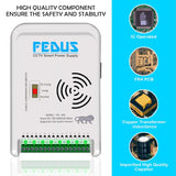 FEDUS 8 Channel SMPS for CCTV, Power Supply Adapter for up to 8 CCTV Security Cameras, CCTV Power Supply SMPS, Power Supply Adapter for Video Surveillance Camera System, CCTV, Dome, Bullet Cameras