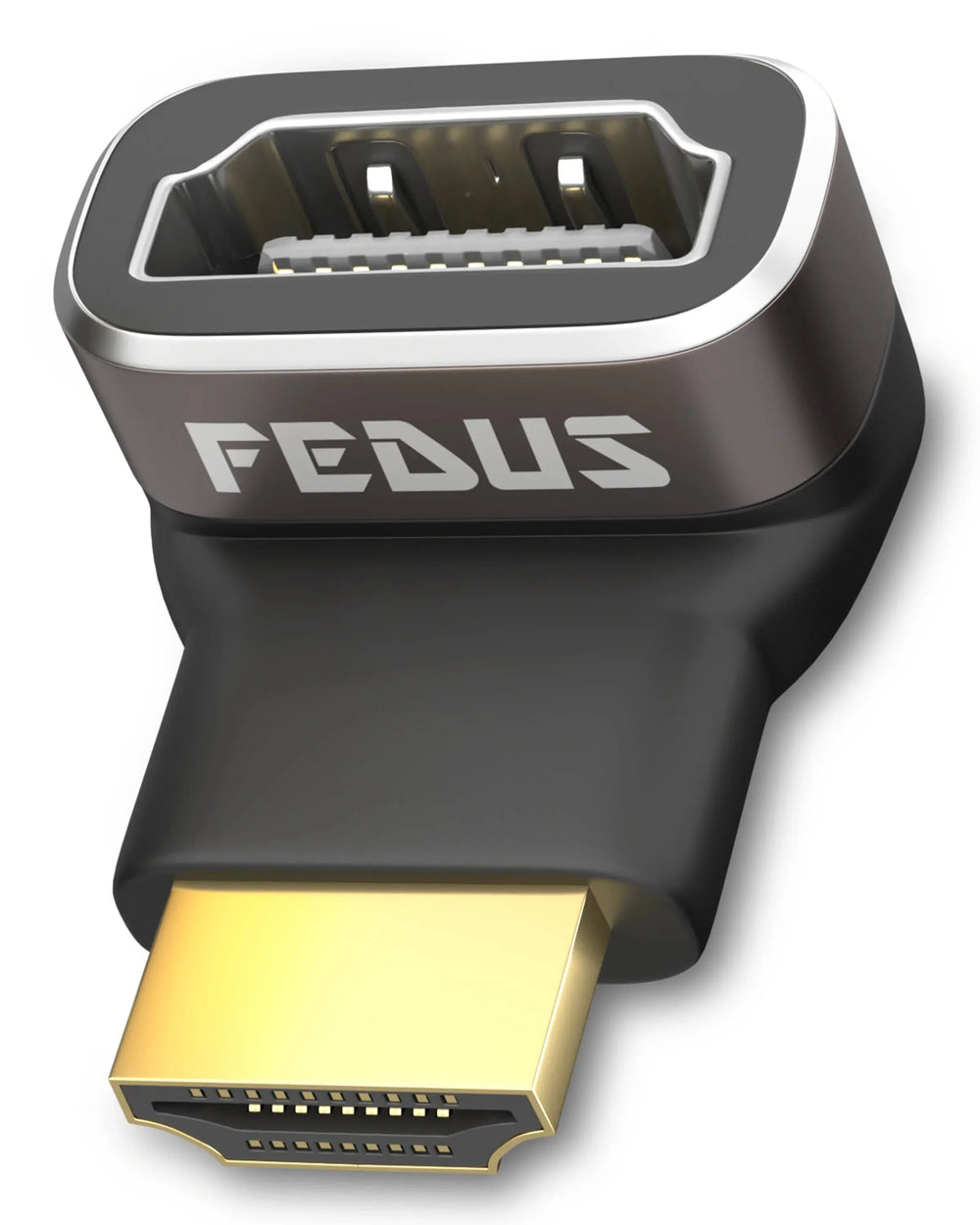 FEDUS 8K Ultra HD HDMI Connector 270 Degree L Shape HDMI Male to Female Converter Right Angle HDMI Adapter Extender for TV Led LCD TV Stick, Xbox, PS3 PS4 PS5, Supports 3D HDR, eARC, 8K@60Hz 4K@144Hz Cheeku Technologies