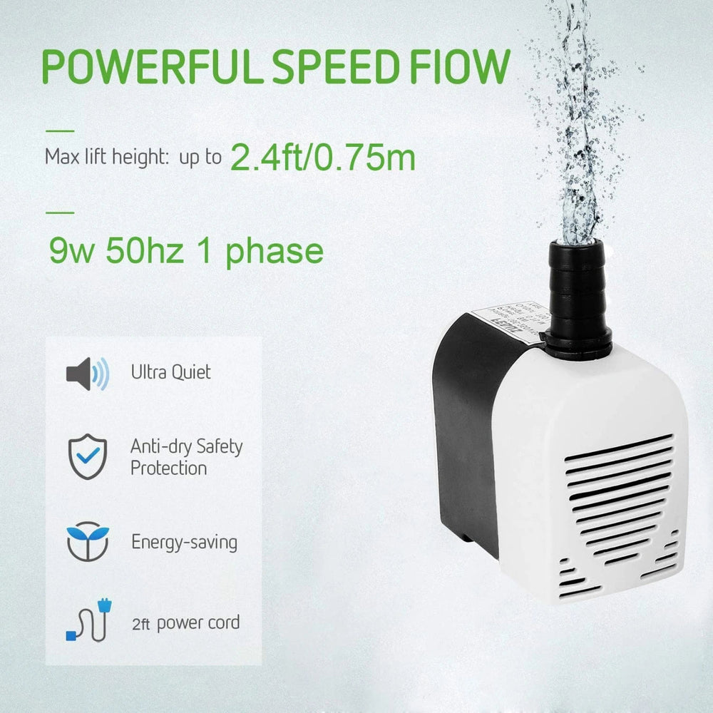 FEDUS 9 Watt Cooler Water Pump | Cooler Pump Submersible, Water Lifting Cooler Water Pump Motor, Aquarium Water Pump Motor, Pond Pump Submersible, Fountain Pump Motor FEDUS