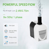 FEDUS 9 Watt Cooler Water Pump | Cooler Pump Submersible, Water Lifting Cooler Water Pump Motor, Aquarium Water Pump Motor, Pond Pump Submersible, Fountain Pump Motor FEDUS
