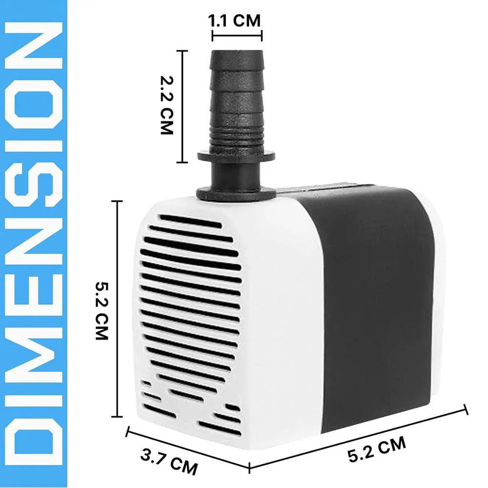 FEDUS 9 Watt Cooler Water Pump | Cooler Pump Submersible, Water Lifting Cooler Water Pump Motor, Aquarium Water Pump Motor, Pond Pump Submersible, Fountain Pump Motor FEDUS