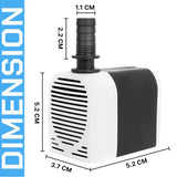FEDUS 9 Watt Cooler Water Pump | Cooler Pump Submersible, Water Lifting Cooler Water Pump Motor, Aquarium Water Pump Motor, Pond Pump Submersible, Fountain Pump Motor FEDUS