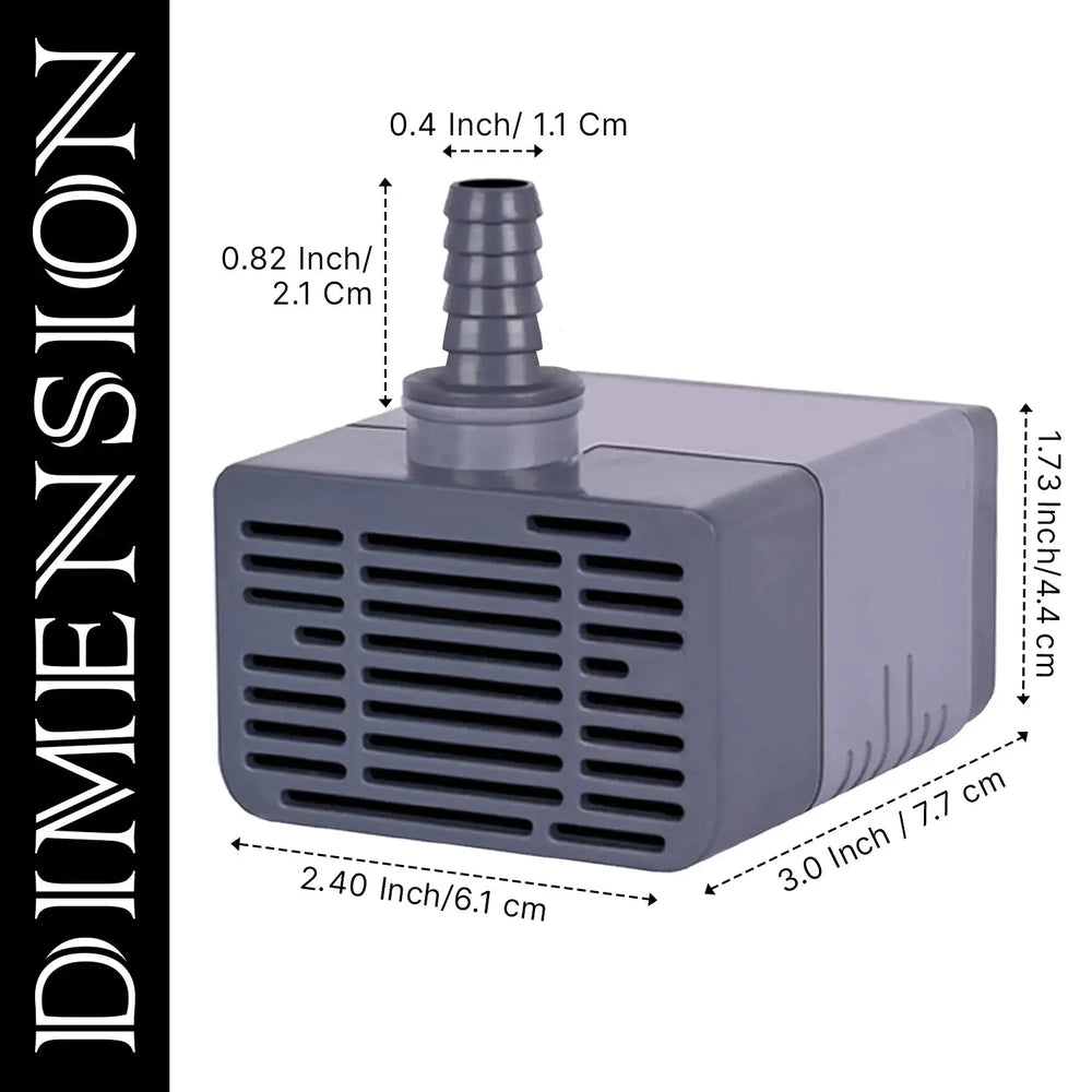 FEDUS 9 Watt Cooler Water Pump | Cooler Pump Submersible, Water Lifting Cooler Water Pump Motor, Aquarium Water Pump Motor, Pond Pump Submersible, Fountain Pump Motor FEDUS
