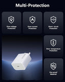 FEDUS Apple Charger 20W Original, 20W Fast Type C PD iPhone Charger Adapter Compatible with 15, 14, 13, 12, 11, X/Xr Series AirPods, iPad/iPad Mini and AirPods, BIS Certified with 2 Year Warranty