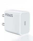 FEDUS Apple Charger 20W Original, 20W Fast Type C PD iPhone Charger Adapter Compatible with 15, 14, 13, 12, 11, X/Xr Series AirPods, iPad/iPad Mini and AirPods, BIS Certified with 2 Year Warranty