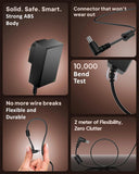 FEDUS BIS Certified 19V 1.7Amp Adapter for LG Monitor, Power Supply Cord of HDTV, LCD LED Monitors,TV Compatible for 19” 20” 21.5” 24” 27” 29” 32Inch TV Monitor, Input: 220V-50Hz 50mA Output 19V/1.7A