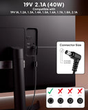 FEDUS BIS Certified 19V 2.1Amp Adapter for LG Monitor, Power Supply Cord of HDTV, LCD LED Monitor & TV Compatible for 19” 20” 21.5” 24” 27” 29” 32Inch TV, Input: 220V-50Hz 50mA Output 19V/2.1A