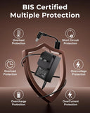 FEDUS BIS Certified 19V 2.1Amp Adapter for LG Monitor, Power Supply Cord of HDTV, LCD LED Monitor & TV Compatible for 19” 20” 21.5” 24” 27” 29” 32Inch TV, Input: 220V-50Hz 50mA Output 19V/2.1A