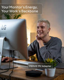 FEDUS BIS Certified 19V 2.1Amp Adapter for LG Monitor, Power Supply Cord of HDTV, LCD LED Monitor & TV Compatible for 19” 20” 21.5” 24” 27” 29” 32Inch TV, Input: 220V-50Hz 50mA Output 19V/2.1A