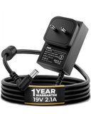 FEDUS BIS Certified 19V 2.1Amp Adapter for LG Monitor, Power Supply Cord of HDTV, LCD LED Monitor & TV Compatible for 19” 20” 21.5” 24” 27” 29” 32Inch TV, Input: 220V-50Hz 50mA Output 19V/2.1A