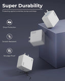 FEDUS Bolt 100W SuperVOOC Charger with USB-A to Type C Cable | Ultra Fast Wall Adapter for OnePlus 12/12R/11/Nord 4, Oppo Reno 12, Realme GT 6 | Smart IC Mobile Power Brick | 1 Year Warranty FEDUS