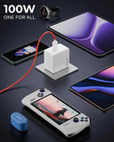 FEDUS Bolt 100W SuperVOOC Charger with USB-A to Type C Cable | Ultra Fast Wall Adapter for OnePlus 12/12R/11/Nord 4, Oppo Reno 12, Realme GT 6 | Smart IC Mobile Power Brick | 1 Year Warranty FEDUS