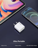 FEDUS BOLT-20 PRO Apple Mobile Charger 20W for iPhone 17 16 15 Pro Max Plus - BIS Certified Original PD Adapter with USB-C to C Cable - Fast Type C Charging Kit for iPad Air, Pro, No Heating, 2-Year Warranty FEDUS