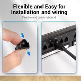 Flexible cable connector with text 'Flexible and Easy for Installation and wiring' on a white background.
