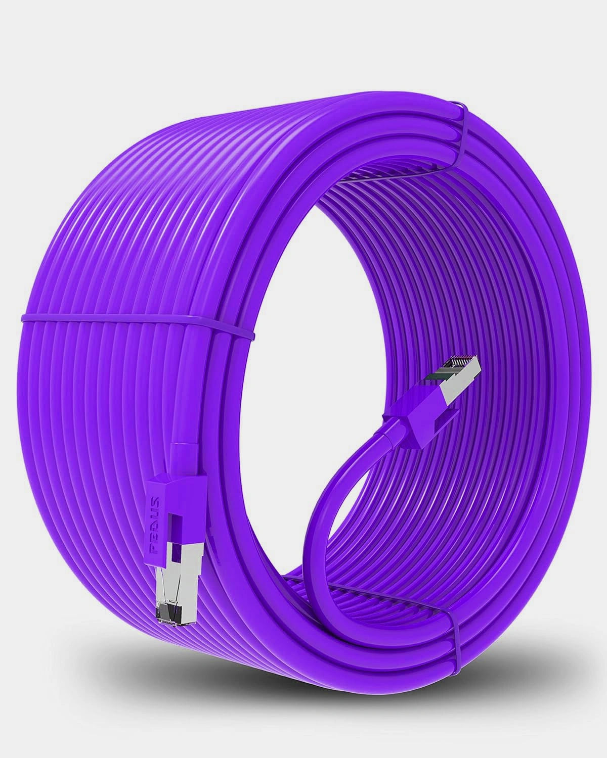 FEDUS Cat6 Ethernet Cable, High Speed 550MHZ / 1Gigabit Speed UTP LAN Cable, Network Cable Internet RJ45 Cable LAN Wire, Patch Computer Cord Gigabit Category 6 Wires for Modem, Router Purple