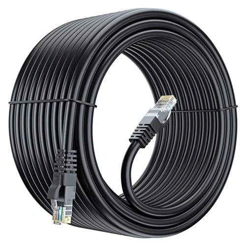 FEDUS Cat6 Heavy Duty Outdoor Cable Weatherproof/UV Resistant 1000mbps Ethernet Cable Suitable for Direct Burial Installations Cat6 Ethernet Patch Cable LAN Cable, Internet Network Cord