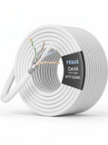 CAT6A SFTP Pure Copper 23AWG Ethernet Cable 10Gbps FEDUS