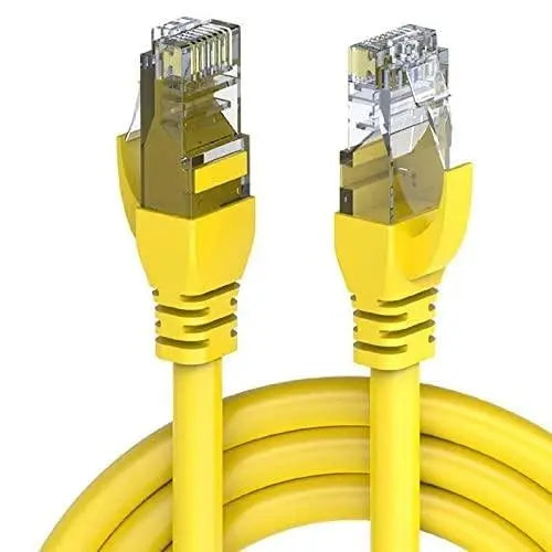 CAT6A SFTP Ethernet Cable (Yellow, 10Gbps) FEDUS
