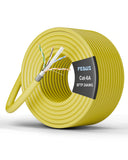 CAT6A SFTP Ethernet Cable (Yellow, 10Gbps)