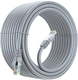FEDUS Cat7 Ethernet Cable Pure Bare Copper Double Shielded Outdoor & Indoor Lan Wire Heavy Duty High Speed Solid 24 AWG Network Cable 10Gbps, 600Mhz, Weatherproof S/FTP UV Resistant