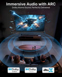 FEDUS Certified 4K Long HDMI Cable, Aluminium Shell Braided Ultra HD 2.0 Support 4K 60Hz (HDR10 8/10bit 18Gbps HDCP2.2 ARC) 3D HDMI Cable Compatible with TV/Laptop/PC/Gaming, Video