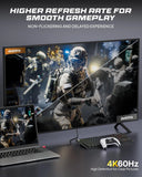 FEDUS Certified 4K Long HDMI Cable, Aluminium Shell Braided Ultra HD 2.0 Support 4K 60Hz (HDR10 8/10bit 18Gbps HDCP2.2 ARC) 3D HDMI Cable Compatible with TV/Laptop/PC/Gaming, Video