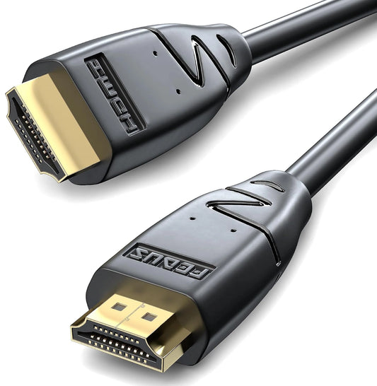 FEDUS Certified 4K Long HDMI Cable 3.2 FEET/1M, Ultra HD 2.0 Support 4K 60Hz (HDR10 8/10bit 18Gbps HDCP2.2 ARC) 3D HDMI Cable Compatible with TV/Laptop/PC/Gaming, Video