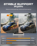 FEDUS Certified Premium 8K High-Speed HDMI Cable (8K@60Hz & 4K@120Hz) Nylon Braided HDMI Cables Cord 2.1, 48Gbps HDCP 2.2 & 2.3, HDR 10 Ethernet, eARC, Compatible with Laptop, PC, Monitor, TV, PS5/Xbox