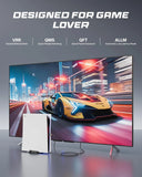 FEDUS Certified Premium 8K High-Speed HDMI Cable (8K@60Hz & 4K@120Hz) Nylon Braided HDMI Cables Cord 2.1, 48Gbps HDCP 2.2 & 2.3, HDR 10 Ethernet, eARC, Compatible with Laptop, PC, Monitor, TV, PS5/Xbox