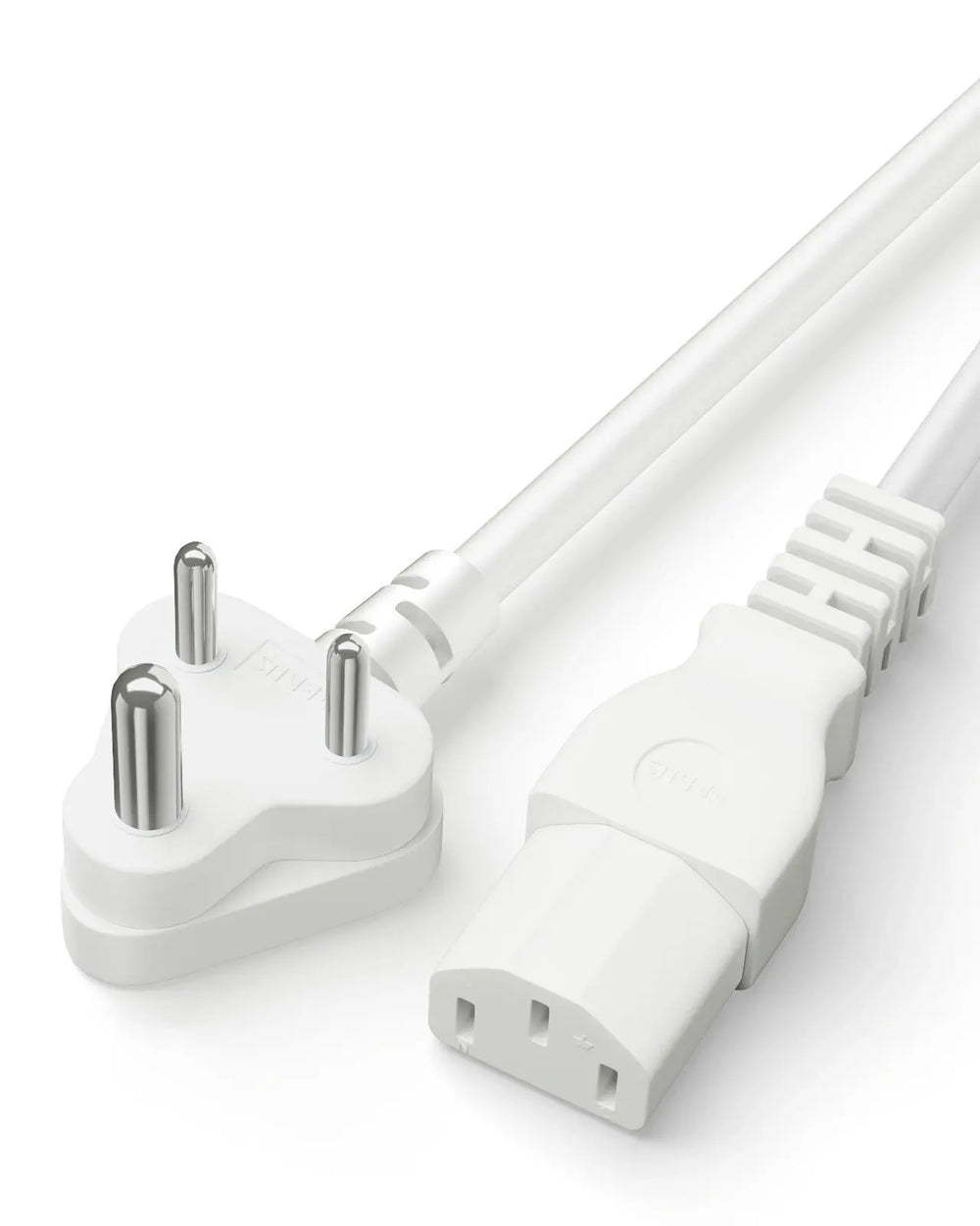 Computer Power Cable Cord – IEC Mains, for PC/Desktop/Monitor/Printer (Black/White) Cheeku Technologies
