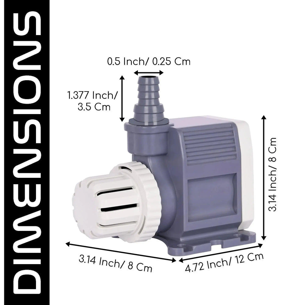 FEDUS Cooler Water Pump, Aquarium water pump, 20 Watt Submersible Small cooler Water Lifting Pump Motor For Ponds, Fountain, Desert Air Cooler, Fish Tank, Statuary, Hydroponics FEDUS