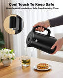 FEDUS Viva Digital Display Temperature Control Electric Kettle, 1.8 Litres 1500W Hot Water Kettle Jug, Insulated Cool-Touch Exterior, Keep Warm & Temperature Settings Auto Shut-Off Boil Dry Protection