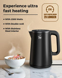 FEDUS Viva Digital Display Temperature Control Electric Kettle, 1.8 Litres 1500W Hot Water Kettle Jug, Insulated Cool-Touch Exterior, Keep Warm & Temperature Settings Auto Shut-Off Boil Dry Protection