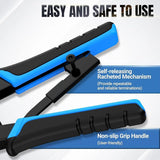 FEDUS Ethernet Crimp Tool, Cat5, Cat5e, Cat6 Crimping tool for UTP 8P/RJ45 and 6P/RJ12 4P/RJ11 connectors Crimp, Cut, Strip Tool, Professional Network Crimper, Cutter Stripper, Network Wire Stripper Black
