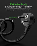 European Pc Cable European Desktop PC Power Cord - CEE7/7 to C13 Cable – FEDUS