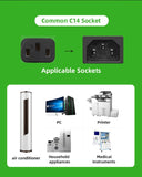 FEDUS European Power Cord IEC 320 C13 to SCHUKO(Europe) CEE7/7, 18 AWG Replacement Europlug AC Power Cable Suitable for Europe PC Computer Power Cord, Europe Monitor, Europe Printer, PDU, Europe UPS