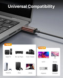 FEDUS Fiber Optic HDMI Cable Long, 8K@60Hz 4K@120Hz in-Wall Rated HDMI 2.1, 48Gbps Ultra High Speed Slim Flexible HDMI to HDMI Cable cord with Dolby Vision Atmos, HDR, eARC, HDCP For TV, Soundbar