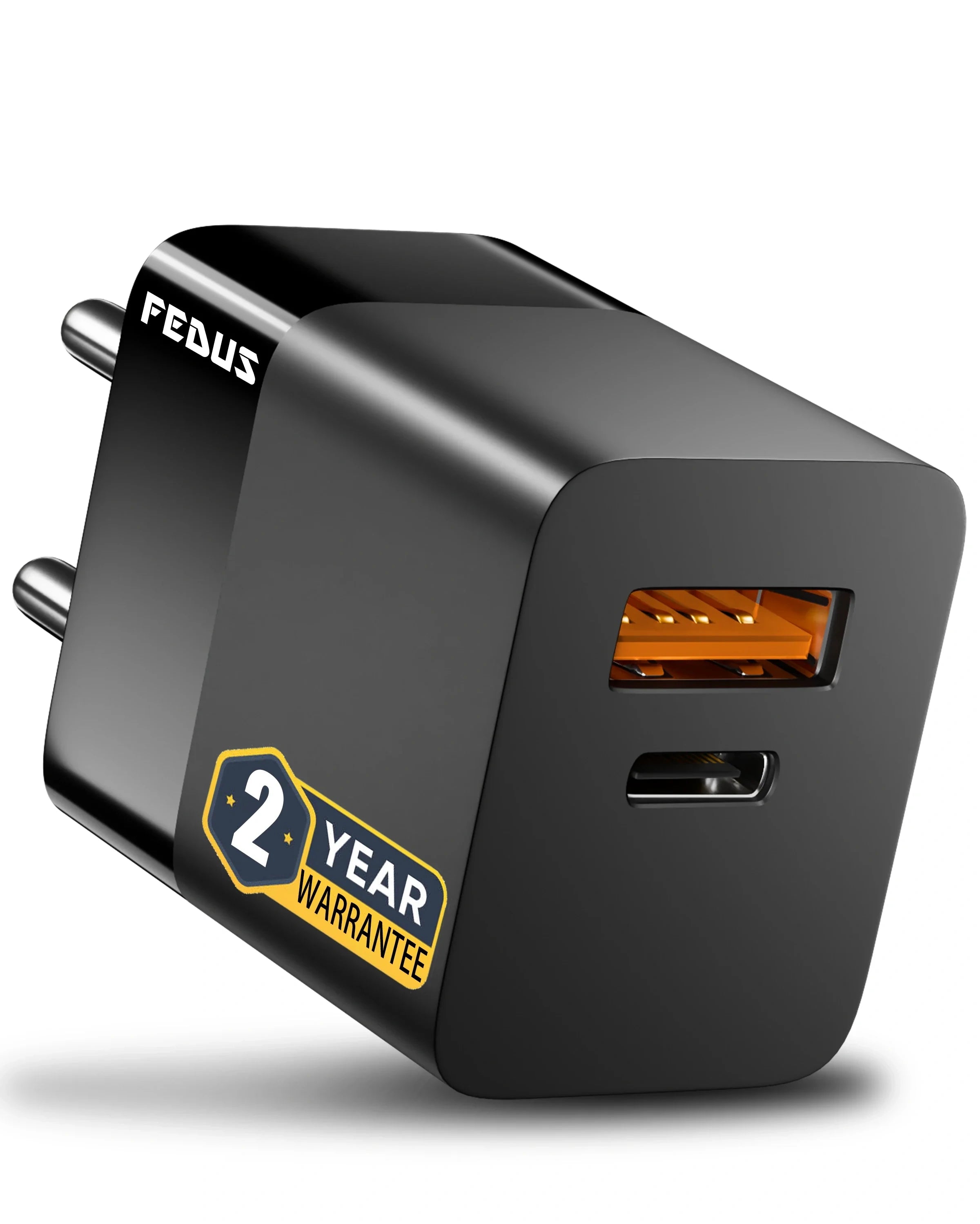 FEDUS 65W GaN Fast Charger Dual Type C USB port Adapter