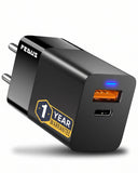FEDUS Gan charger, fast charger Gan Adapter Type C & USB port Fast Charging Adapter Wall Charger for Samsung, iPhone, Tab/Pad MacBook, Dell, HP, ASUS, 100W, 65W, 45W, Devices FEDUS