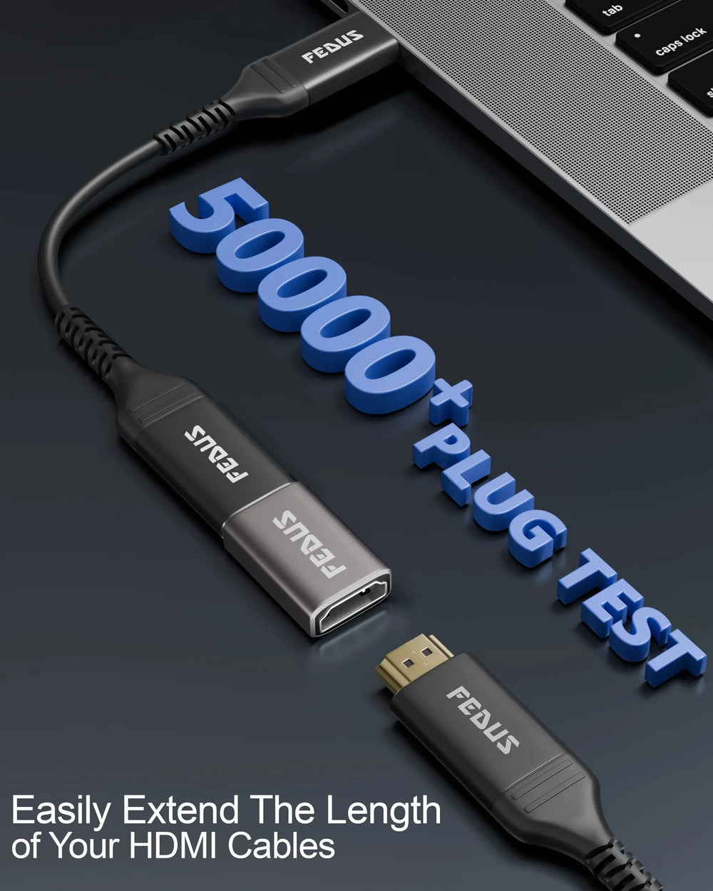 FEDUS HDMI Coupler Female to Female HDMI Jointer Connector 8K@60Hz 4K@144Hz 1080p 2.1 HDMI to HDMI Cable extender FEDUS